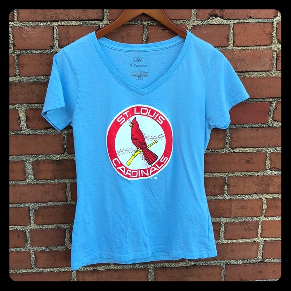 St. Louis Cardinals Women’s V-Neck Graphic Tee - Picture 2 of 5